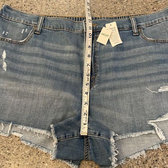 AERIE Daydream Denim Elastic Waist Short *NEW* - Picture 8 of 9